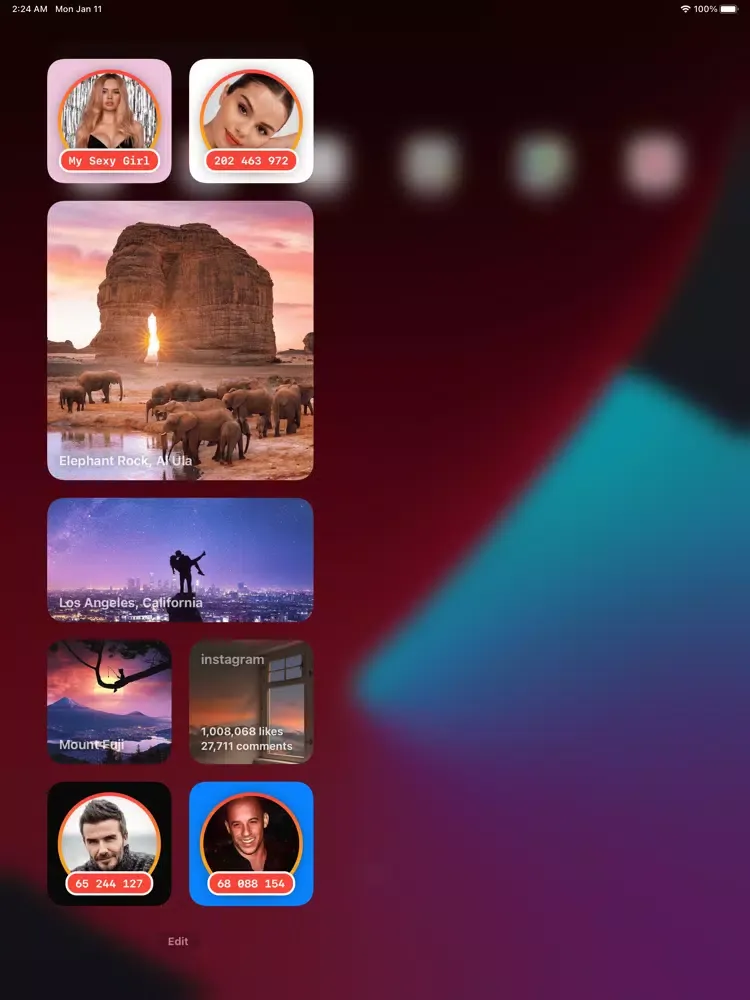 Instdown Story iPad  Ekran Görüntüleri