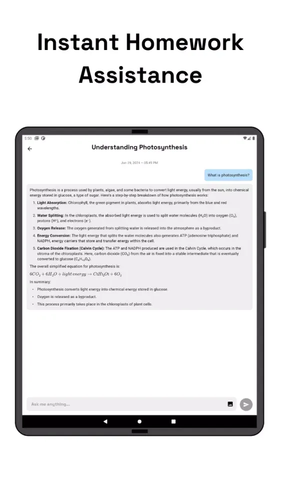 تصاویر Sara - AI Homework Helper