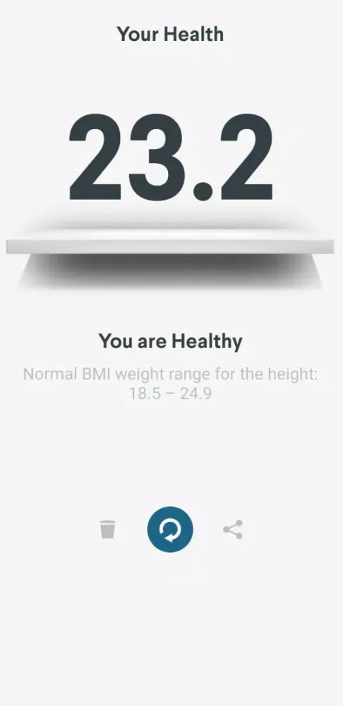BMI Calculator Screenshots
