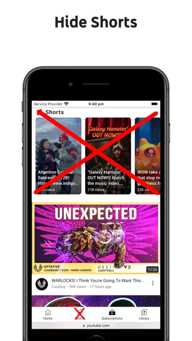 Screenshot di Control Panel for YouTube