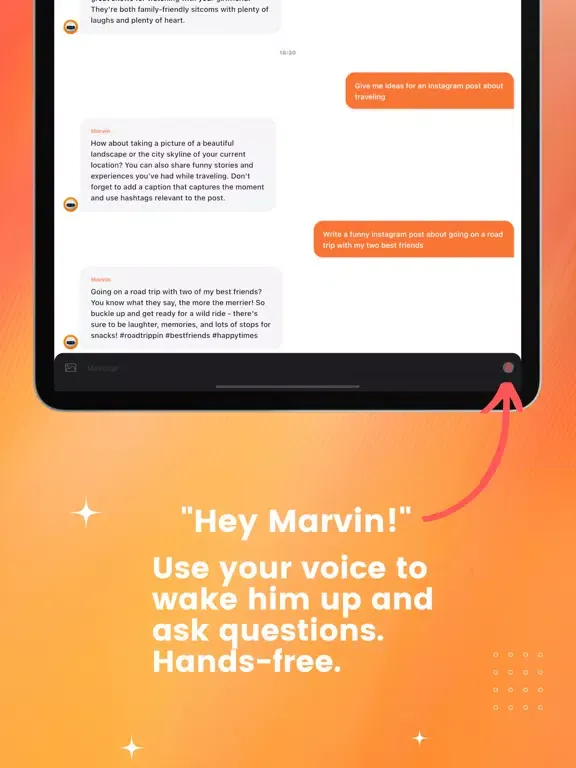 Marvin AI iPad  স্ক্রিনশট