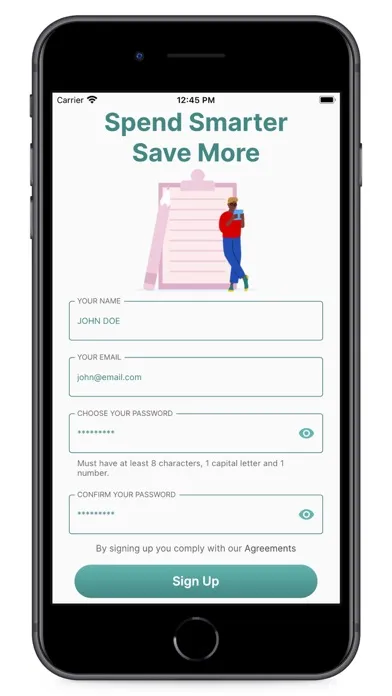 Financy App Screenshots