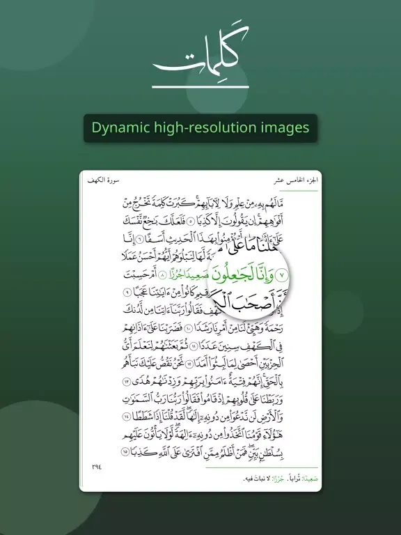 Captures d'écran de Kalimat Quran & Sunnah Search iPad 