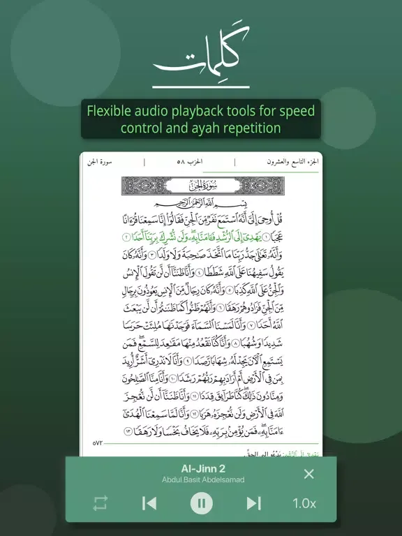 Captures d'écran de Kalimat Quran & Sunnah Search iPad 