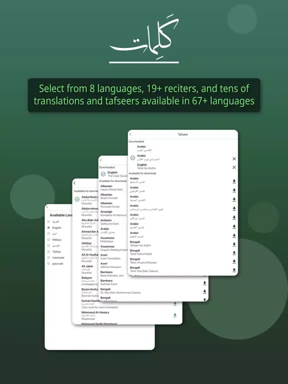 Captures d'écran de Kalimat Quran & Sunnah Search iPad 