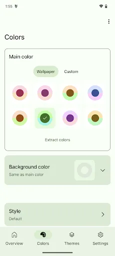Repainter · dynamic themes应用截图