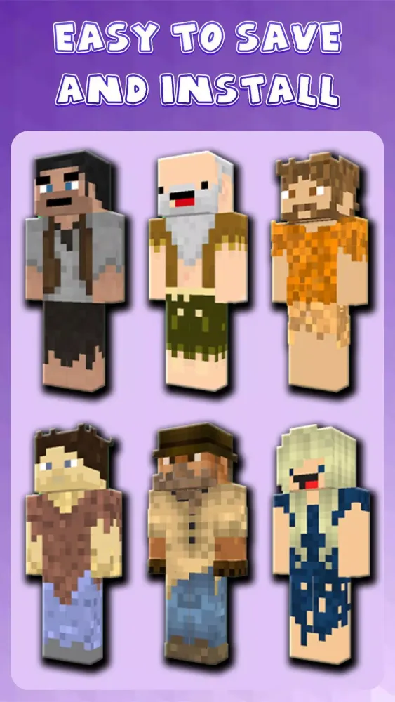 Homeless Skins Screenshots