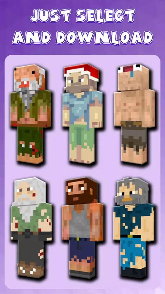 Homeless Skins Screenshots