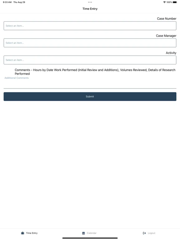 IMS Legal Services iPad  स्क्रीनशॉट