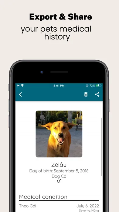 Zrzuty ekranu Pet Care: Knowing your pets