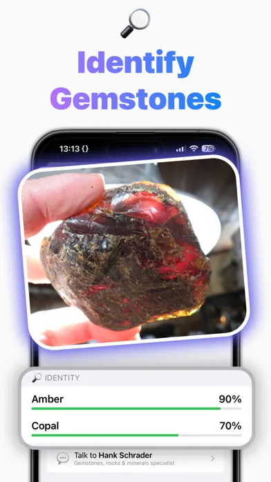 Captures d'écran de Gemstone Identifier