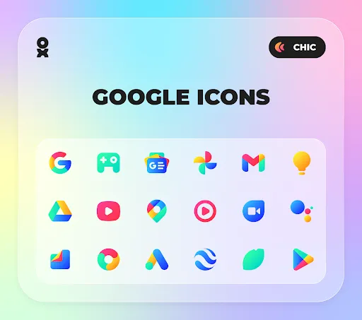 CHIC Icon Pack Screenshots
