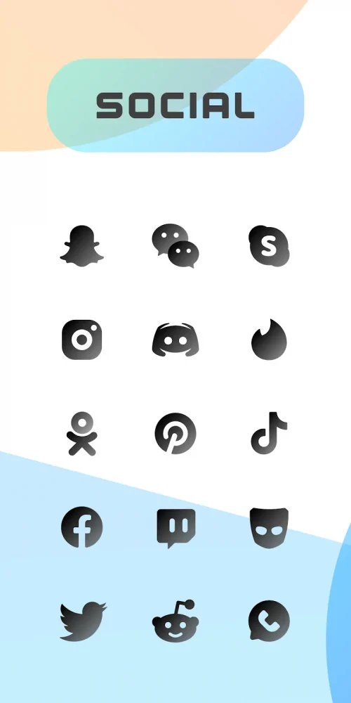 CHIC DARK Icon Pack-screenshot-3