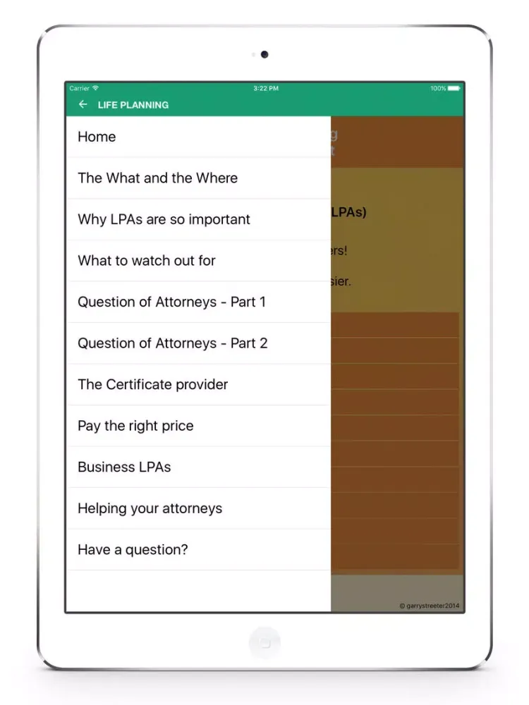 LPA-WISE iPad  سکرین شاٹس