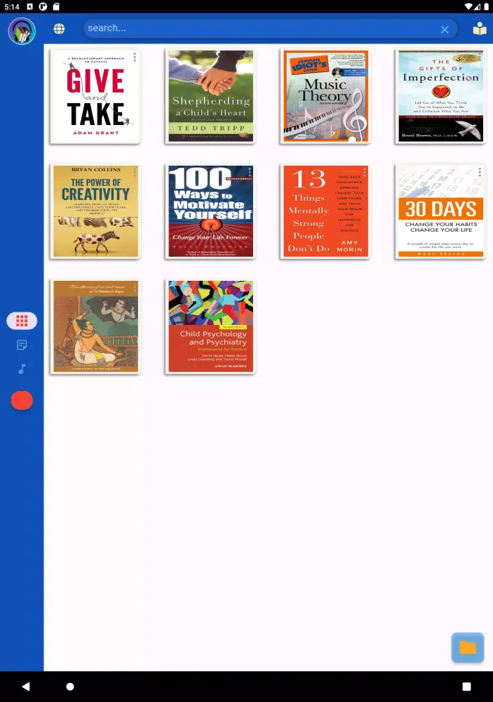 Capturas de tela do Chroma Reader
