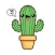 Kawaii Cactus Stickers
