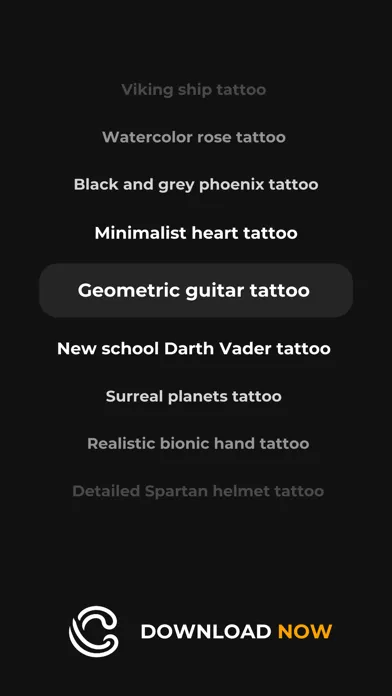 CreateINK: AI Tattoo Generator应用截图