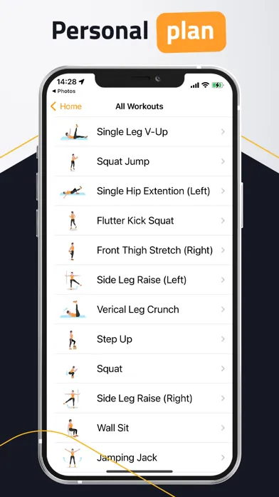 ภาพหน้าจอของ Casual Workouts