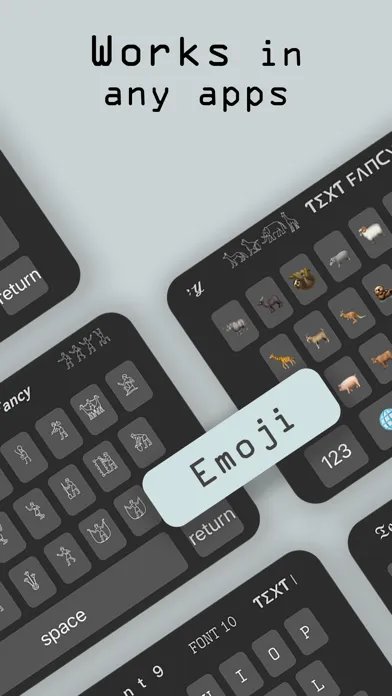 Fontzo: Artistic Fonts スクリーンショット