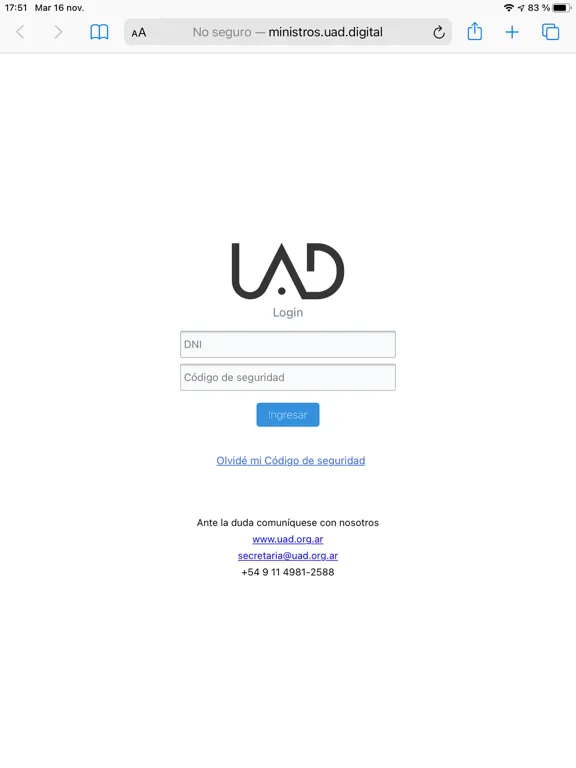 Ministros UAD iPad  Ekran Görüntüleri
