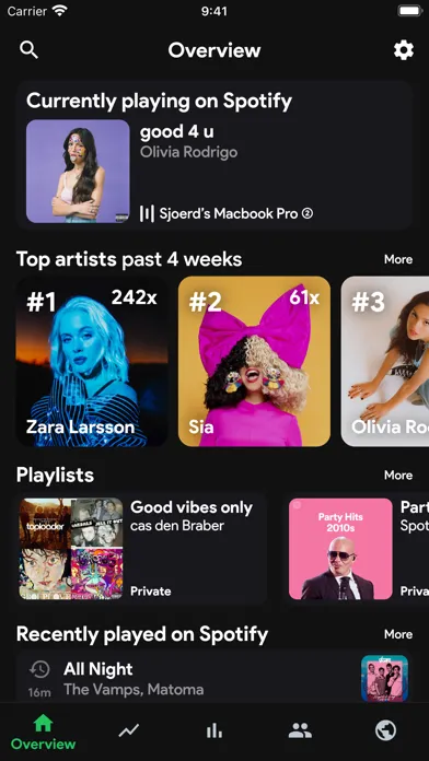 stats.fm for Spotify Music App स्क्रीनशॉट