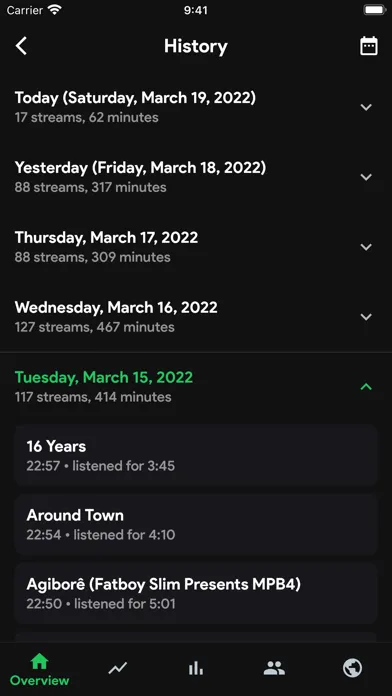 stats.fm for Spotify Music App स्क्रीनशॉट