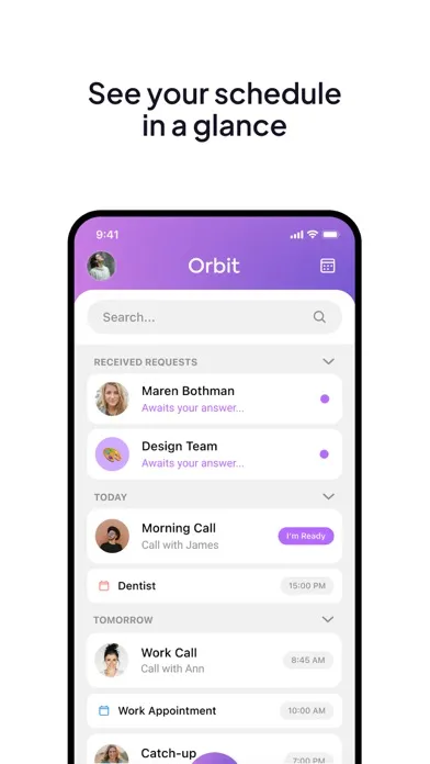 تصاویر Orbit - Social Calendar