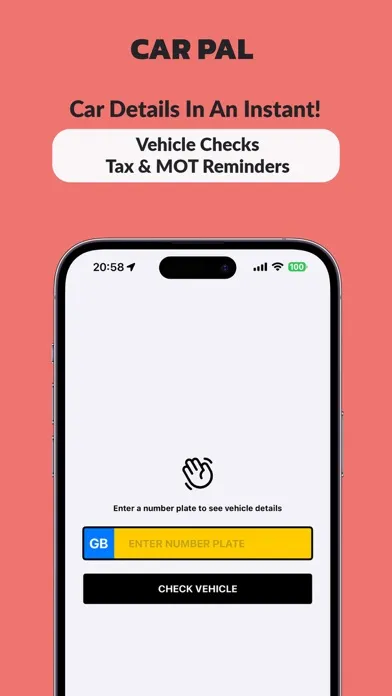 Capturas de pantalla de Car Pal - MOT & Tax Check