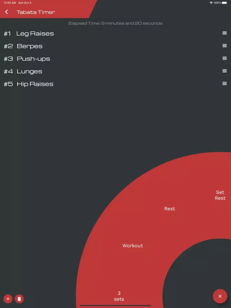 Ultimate Fitness Timer iPad 스크린샷