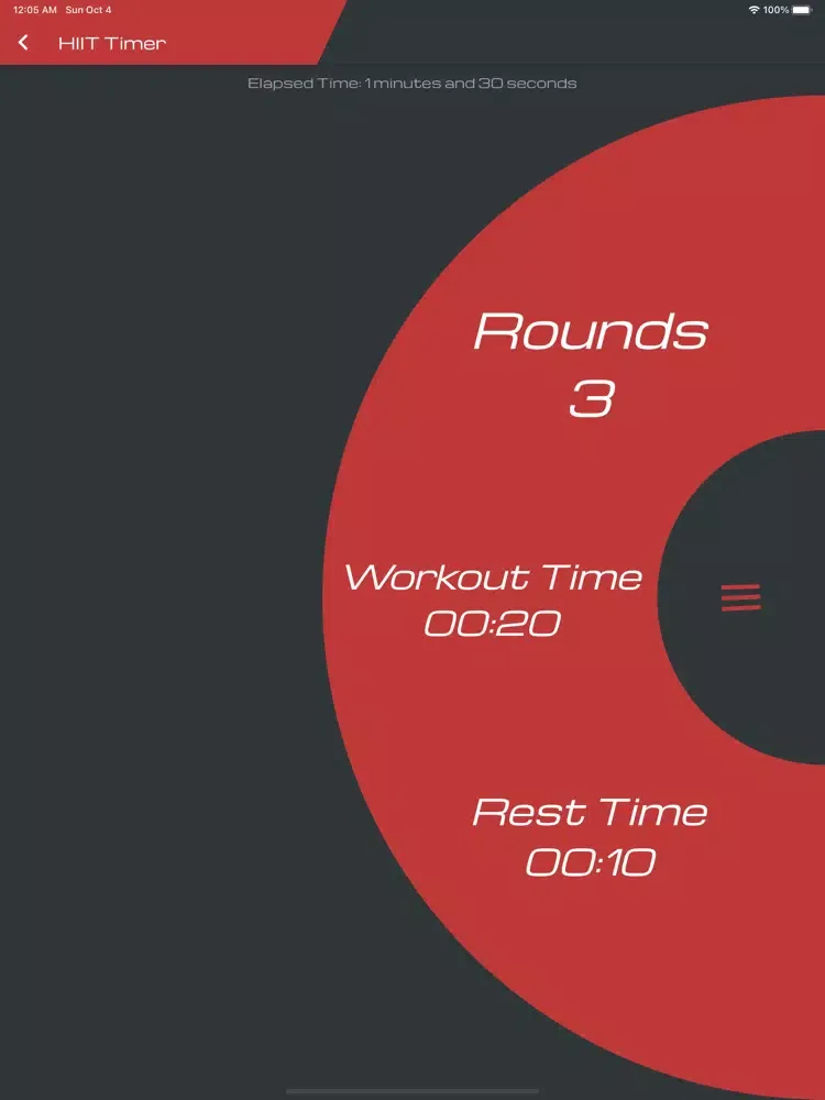 Ultimate Fitness Timer iPad 스크린샷