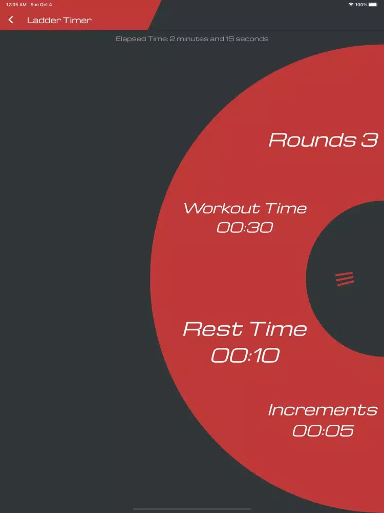 Ultimate Fitness Timer iPad 스크린샷