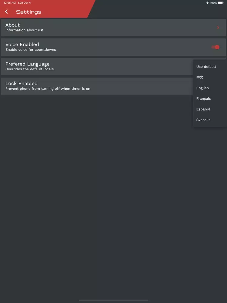 Ultimate Fitness Timer iPad 스크린샷