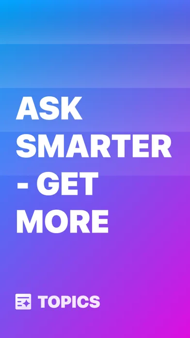Ask AI & Chat by Topics Screenshots