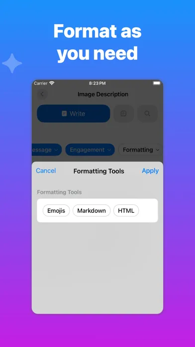 Ask AI & Chat by Topics Screenshots