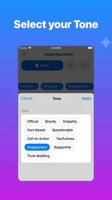 Ask AI & Chat by Topics Screenshots