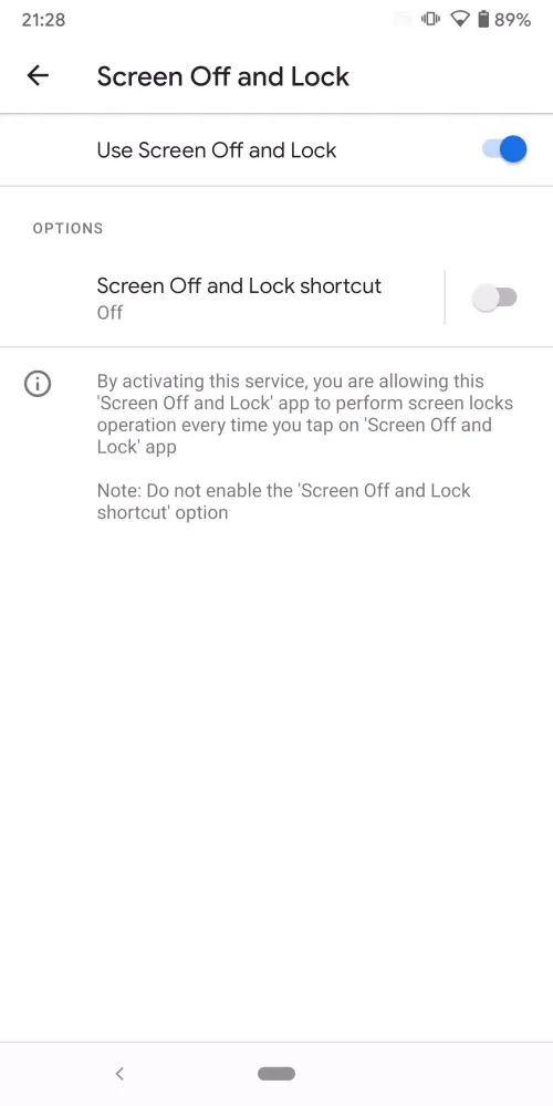Screen Off and Lock Screenshots