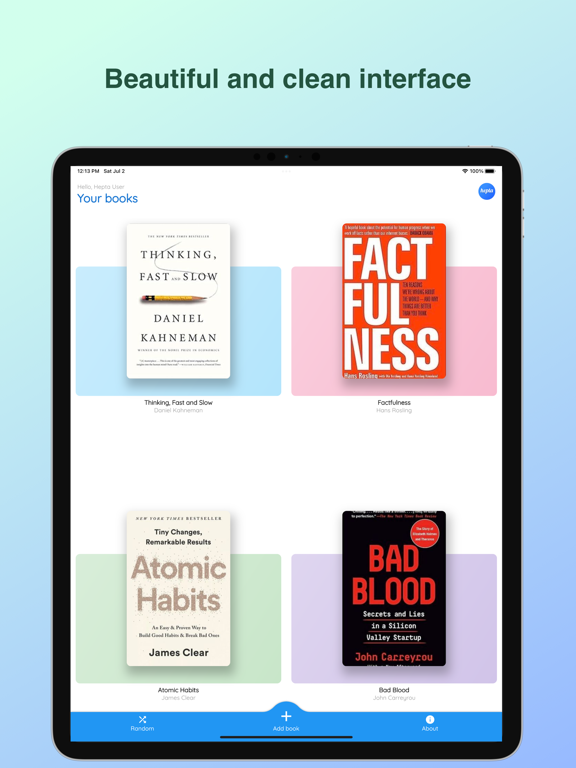 Hepta - Books & Highlights iPad  سکرین شاٹس