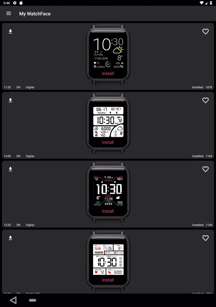 My WatchFace应用截图