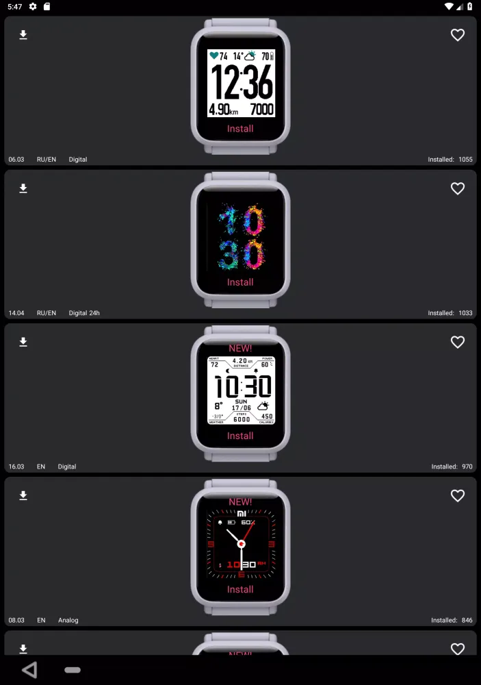 My WatchFace应用截图