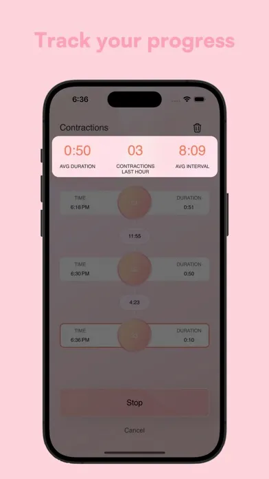 Contractions Tracker + سکرین شاٹس