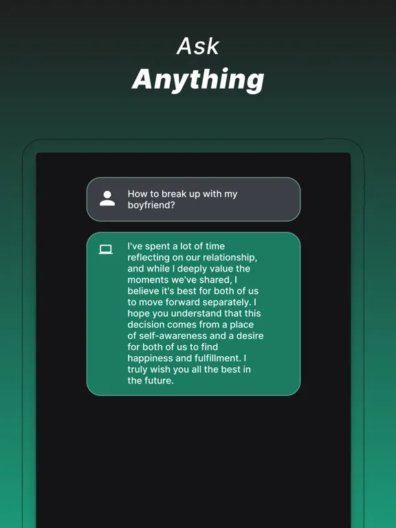 Chat AI: Chat Assistant AI+ iPad  سکرین شاٹس