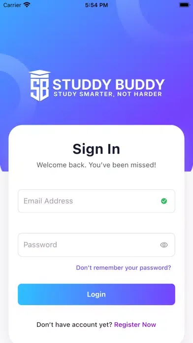 Capturas de tela do Studdy Buddy