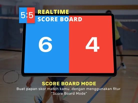 Realtime Score Board App iPad  Screenshots