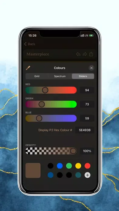 Captures d'écran de Paper Color Art