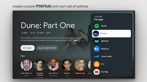 Screenshot di tvQuickActions Pro
