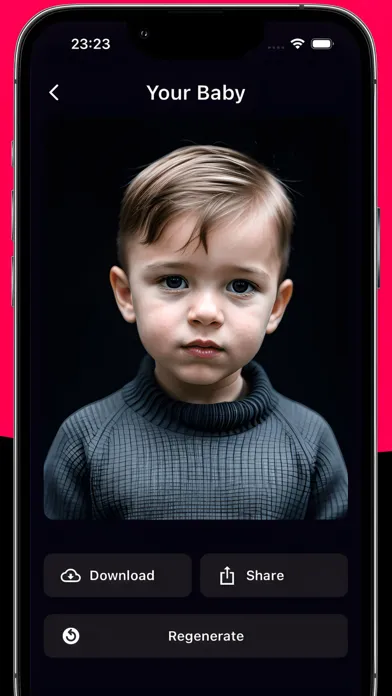 Скриншоты AI Baby Generator: BabyTo