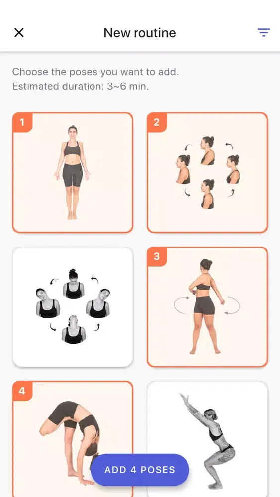 Zrzuty ekranu Metta | Yoga Routines