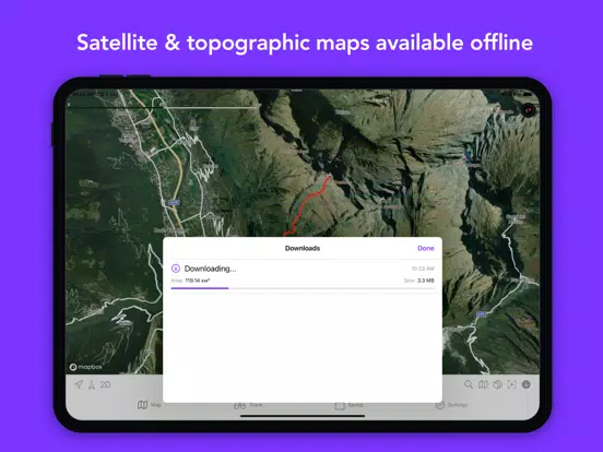 Everest GPS iPad  سکرین شاٹس