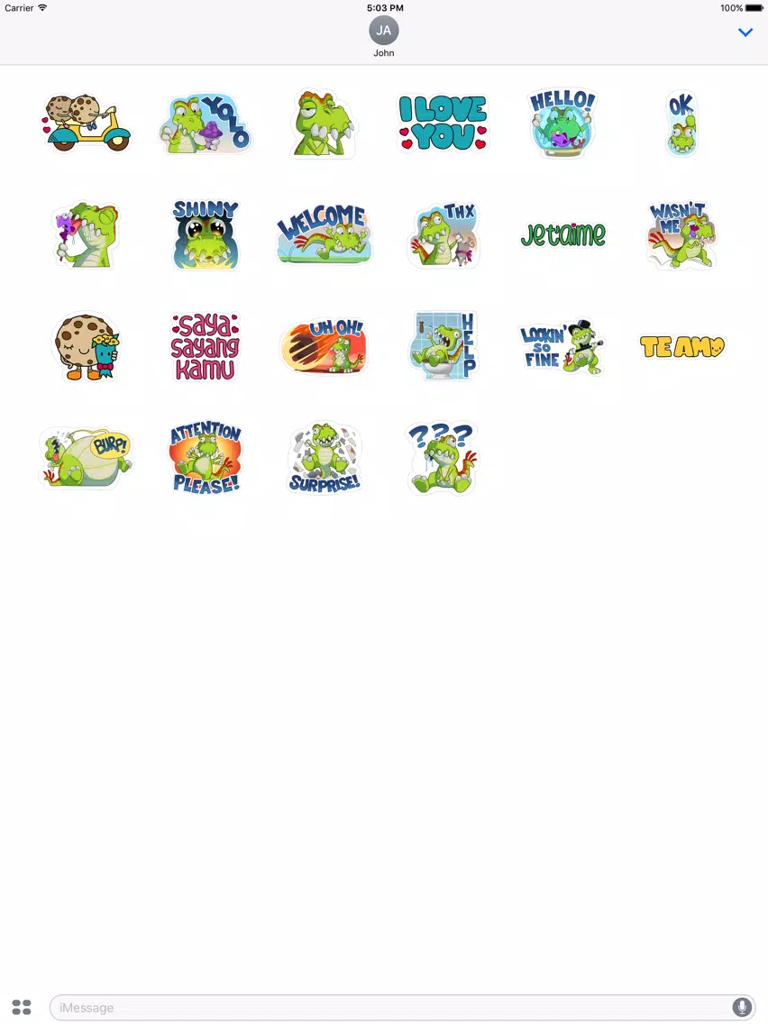 Скриншоты Dinosaur - Sticker iPad 
