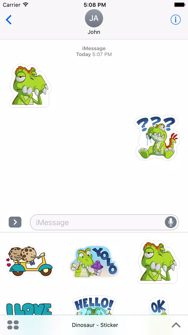 Скриншоты Dinosaur - Sticker